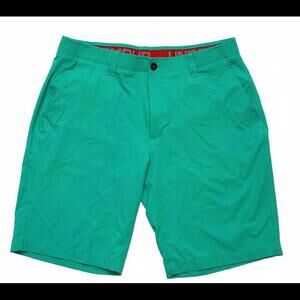 Under Armour Men's Lightweight Green Golf Shorts Size 38 Excellent Condition